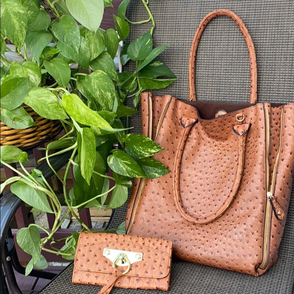 Animal print bag